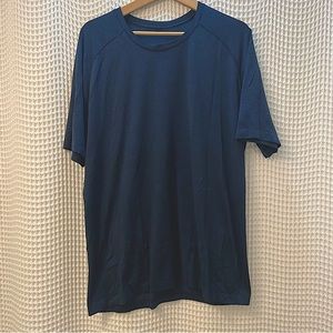 Lululemon Live in Practice Metal Mesh Workout Shirt